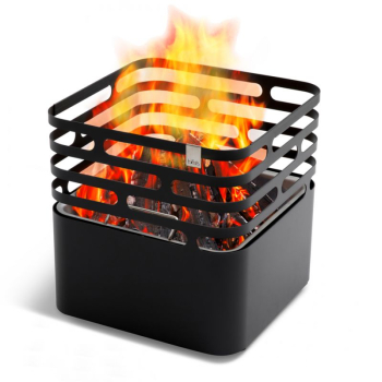Preview: Höfats® CUBE Feuerkorb & Grill & Hocker Schwarz